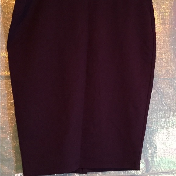 Torrid Plum Pencil Skirt 2 - Picture 2 of 5
